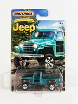 Matchbox Jeep Willys 4x4 Aqua Anniversary Edition New - £10.84 GBP