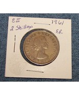 1961 Great Britain 2 Shillings Coin-Elizabeth II-Lot 12 - £6.43 GBP