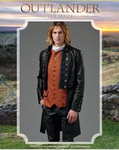 Mens Jamie Fraser Historical Lined Leather Wool Coat Cosplay Sew Pattern 46-52 - £13.54 GBP