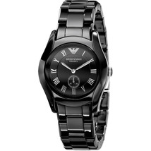 Emporio Armani AR1402 Women&#39;s Black Ceramic Watch - £188.87 GBP
