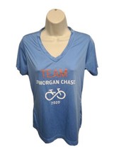 2020 JP Morgan Chase Cycle for Survival Team Womens Medium Blue Jersey - $19.80