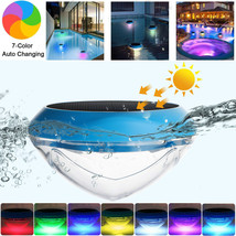 Solar LED RGB Light Outdoor Garden Pond Swimming Pool Floating Waterproo... - £22.01 GBP