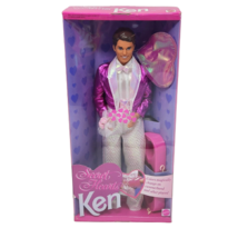 Vintage 1992 Secret Hearts Ken Barbie Doll # 7988 Nrfb Color Changing Belt Box - £51.83 GBP