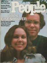 People Weekly Magazine October 20 1975 David &amp; Julie Eisenhower Grace Slick - £23.73 GBP