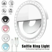 Mini Rechargeable 36 LED Camera Clip Makeup Smart Phone Selfie Ring Light - €9,15 EUR