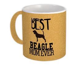 Best Beagle MOM Ever : Gift Mug Dog Silhouette Funny Pet Cartoon Owner - £12.50 GBP
