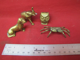 Vintage Brass Miniature Animals Figurines - £39.41 GBP