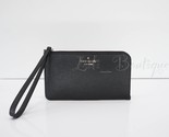NWT Kate Spade KD546 Lucy Medium L-Zip Wristlet Saffiano Leather Gold To... - $58.95