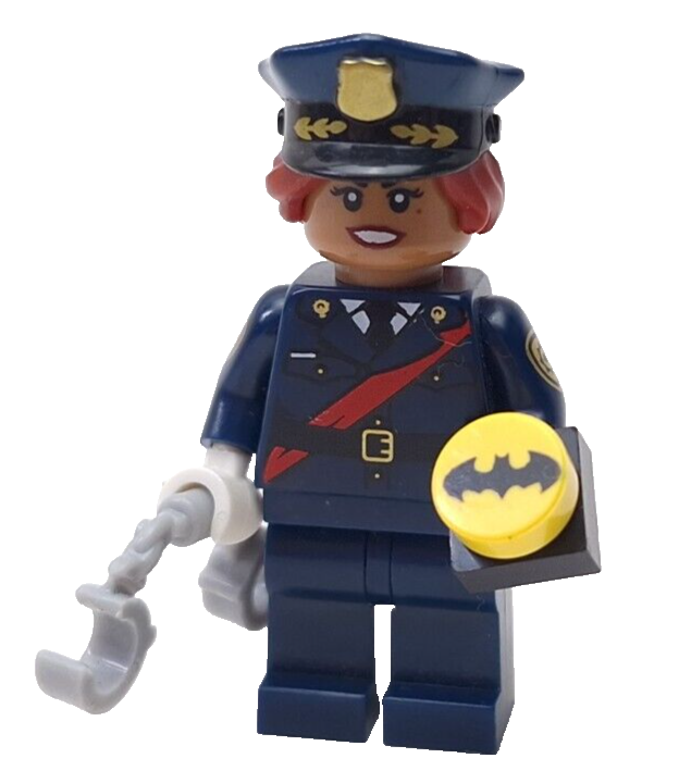 Lego Batman DC comics Superheroes Barbara Gordon Cop Minifigure Gotham - $7.14