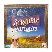 Scrabble Junior Charlotte&#39;s Web Crossword Game Parker Brothers 2006 SEALED - $16.82