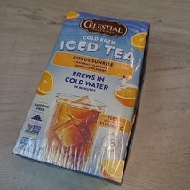 Celestial Seasonings Cold Brew Iced Tea Citrus Sunrise 18 ct Exp Jan 202... - £3.40 GBP