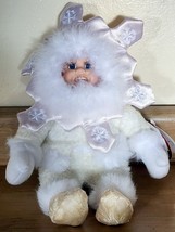 Vintage Enchanted Forest Snowflake Babies  Baby Doll 10” Singing Plush W... - $220.89 MXN