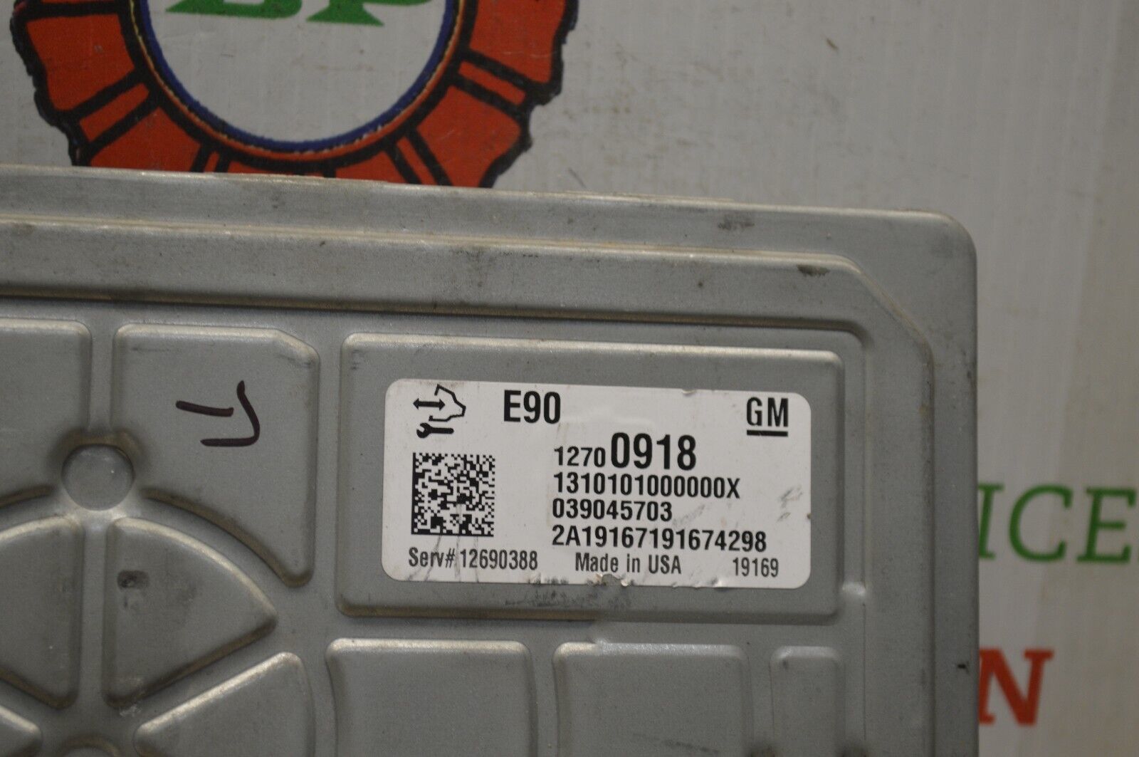 2019-21 Chevrolet Silverado Engine Control Unit ECU 12690388 Module 103 ...