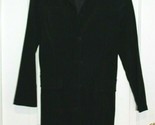 Harlow Long Black Vintage Size Women&#39;s Petite P Button Front Jacket - $59.39