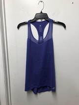 adidas Women&#39;s Mesh Cutout Basic Workout Tank Top AJ1055 Purple Size Medium - $15.05