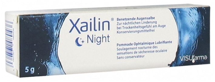 VISUfarma Xailin night lubricating eye ointment 5 g - $52.00