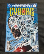 Joivan Wade Autographed DC Comic Book REBIRTH January 2017 #4 CYBORG JSA... - £93.06 GBP