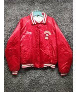 Vintage Chalk Line San Francisco 49ers Satin Snap Jacket Adult XL Red NF... - £182.76 GBP