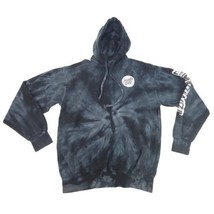 Santa Cruz Skateboards Tie Dye Pullover Hoodie Medium  Blue Black  - £28.02 GBP