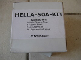 NEW JL Troy Resistor Relay Control Wire KIT 12V 4RA # HELLA-50A-KIT - $22.79