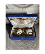 Limoges France Porcelain Pair of Shells Salt and Pepper Shakers with Spoons - $132.30
