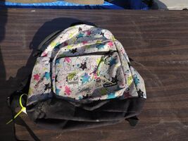 Yak Pak Backpack Paint Splatter Design School Bag Multi Color  50150 - €10,74 EUR