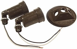 Hubbell-Raco 5625-2 Combination Weatherproof Lamp Holder, 75-150 W, Par3... - £21.08 GBP