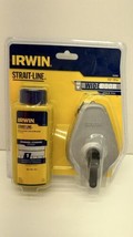 Strait-Line 1932880 IRWIN Classic Wide Door Chalk Reel, Blue 100&#39;/30m Sealed - £11.57 GBP