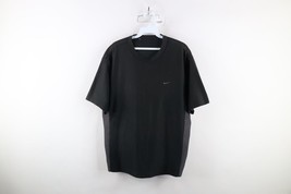 Vintage Nike Mens Large Travis Scott Mini Swoosh Color Block Knit T-Shirt Black - £34.40 GBP