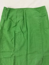 Chadwick’s Collection Women’s 10 Green Cotton Linen Blend Pull-On Pencil Skirt image 7