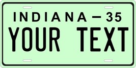 Indiana 1935 License Plate Personalized Custom Car Bike Motorcycle Moped - $10.99+