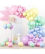 130pcs Pastel Balloon Arch Kit – Macaron Latex Garland for Party &amp; Baby ... - $37.99