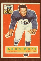 Vintage Football Card 1956 Topps #104 Leon Hart End Fullback Detroit Lions - £8.63 GBP