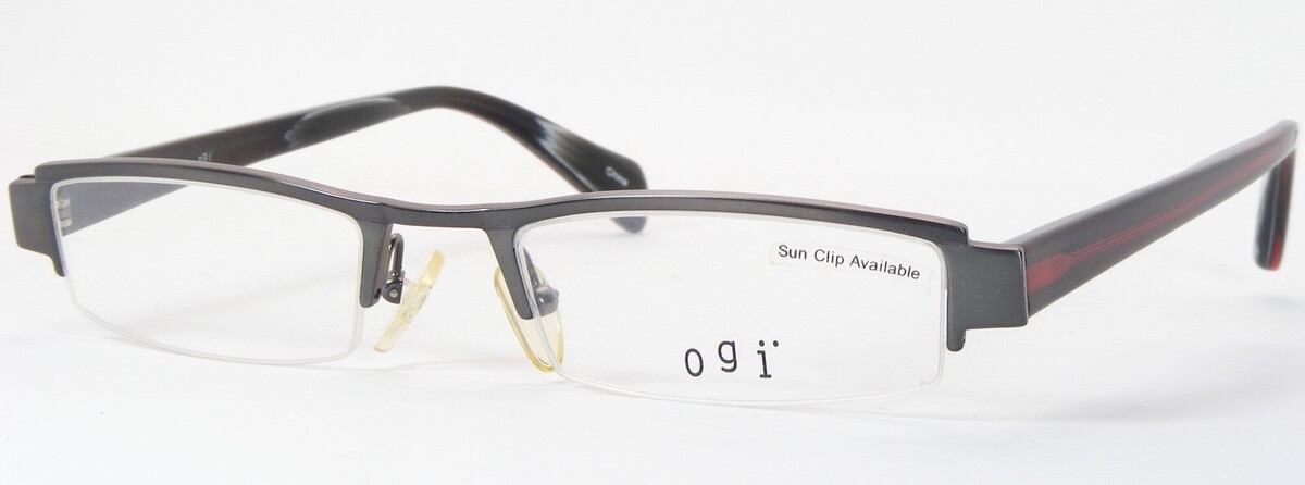 OGI 2200 Colores 624 Grey-Sage/Burdeos Gafas Montura Metálica 48-19-140mm - $44.54