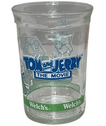 VINTAGE 1993 TOM AND JERRY THE MOVIE WELCH&#39;S JELLY JAR GLASS - $7.06 CAD