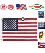 Durable Embroidered American Flag 12x18 Inches - Perfect for Celebratory... - $333.08 MXN