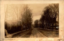 Hydetown, Pa -1909 Rppc Postcard Street Scene BK49 - £4.69 GBP