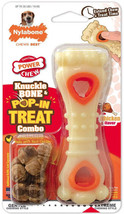 Nylabone Power Chew Knuckle Bone Combo with Chicken Pop-In Treat Toy for Dogs - £11.00 GBP+