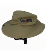 Costa Rica Embroidered Boonie Hat Sz Small Beige - $11.52