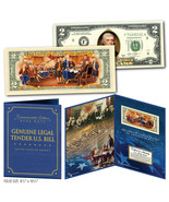 Declaration of Independence 2-Sided Genuine $2 Bill in 8x10 Collectors D... - £16.85 GBP