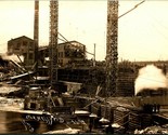RPPC Chippewa River Dam Powerhouse Construction Cornell WI Nov 1912 Post... - £32.65 GBP