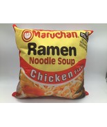 MARUCHAN Ramen Noodle Soup Pillow 14x14 Chicken Flavor Throw Cushion Nov... - $419.97 MXN