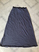 Fresh Produce Womens Maxi Skirt Size Small Gray Solid Stretch No Slit - $25.96