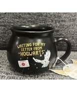Harry Potter Black Cauldron Shaped Mug &quot;Waiting For My Letter From Hogwa... - $19.95