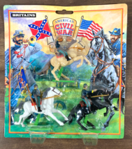 Britains American Civil War New On Card Sealed Federal Cavalry 7700 Soldier 1996 - £23.67 GBP