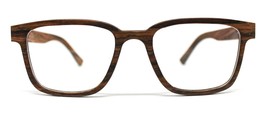 PRESCRIPTION WOOD GLASSES, Square Eyeglasses, Sustainable Wooden Clear E... - $99.00