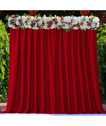 Christmas Red Backdrop Curtain for Parties, Photography Backdrop Drapes ... - $37.56 CAD