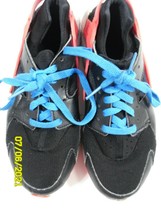 Women&#39;s Nike Shoes Sneaker Athletic Tennis Size 6.5Y Black Pink HUARACHE... - £27.36 GBP