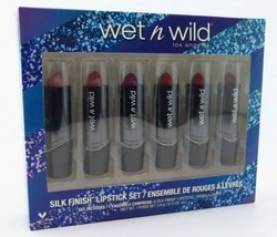 Wet N Wild Los Angeles 6-Piece Silk Finish Lipstick Set. - £9.58 GBP