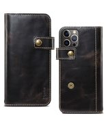 Generic Genuine Leather wallet FLIP MAGNETIC BACK cover Case For iPhone ... - $3,041.95 MXN
